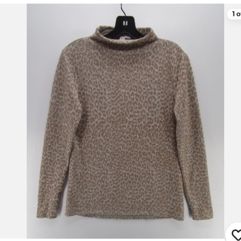 beachlunchlounge Taupe Leopard Print Pantsuit set of two size M - Picture 3 of 5